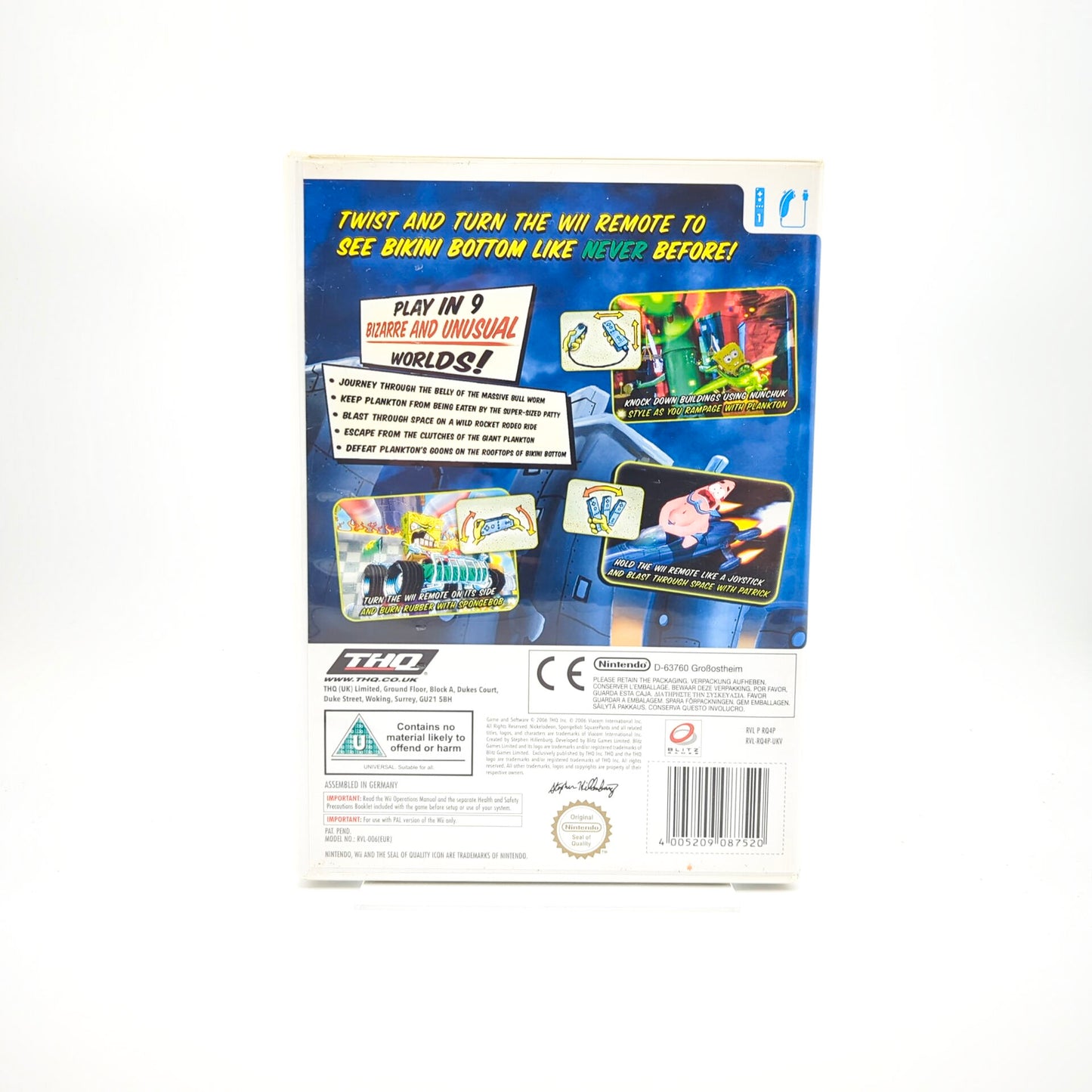 Spongebob Squarepants: Creature from the Krusty Krab - Nintendo Wii