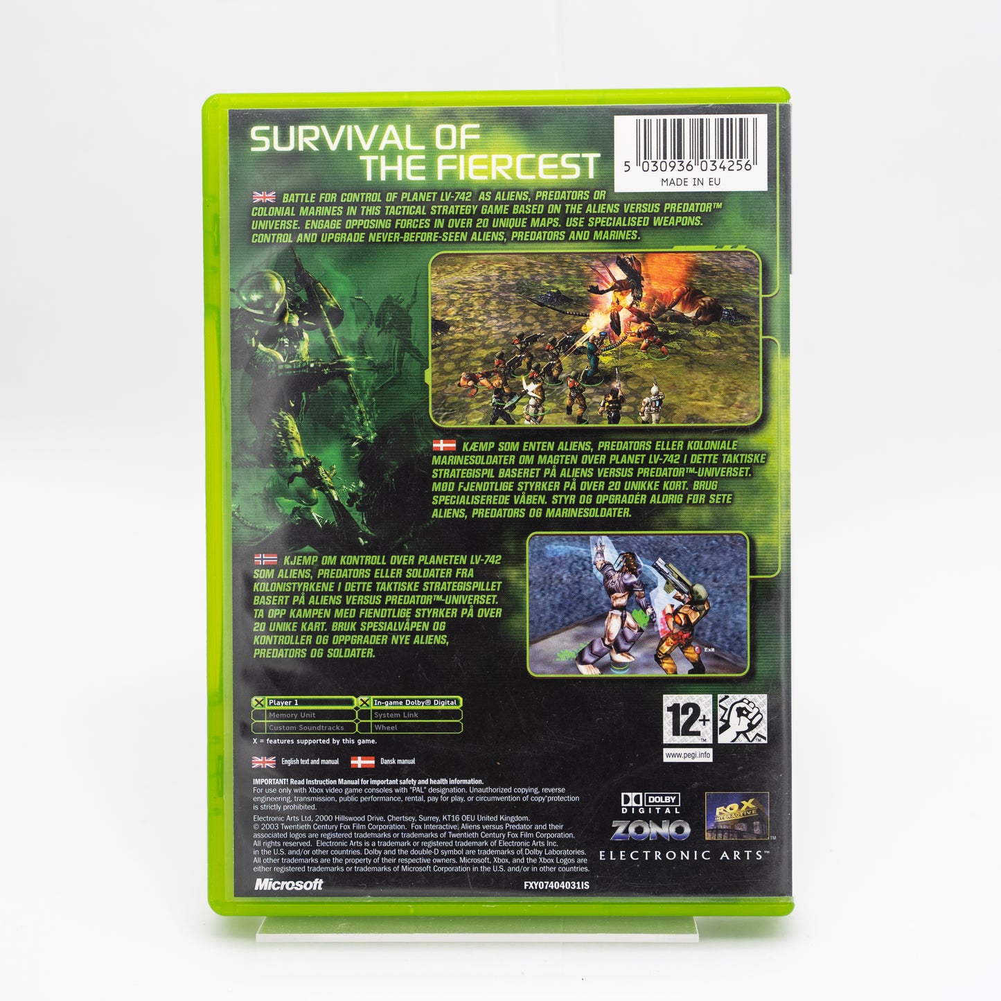 Aliens vs Predator Extinction - Xbox