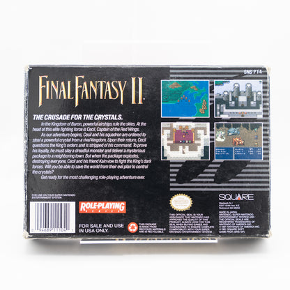 Final Fantasy II - Super Nintendo (SNES) (NTSC)