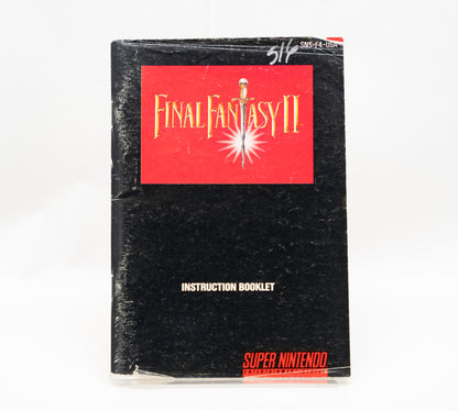 Final Fantasy II - Super Nintendo (SNES) (NTSC)