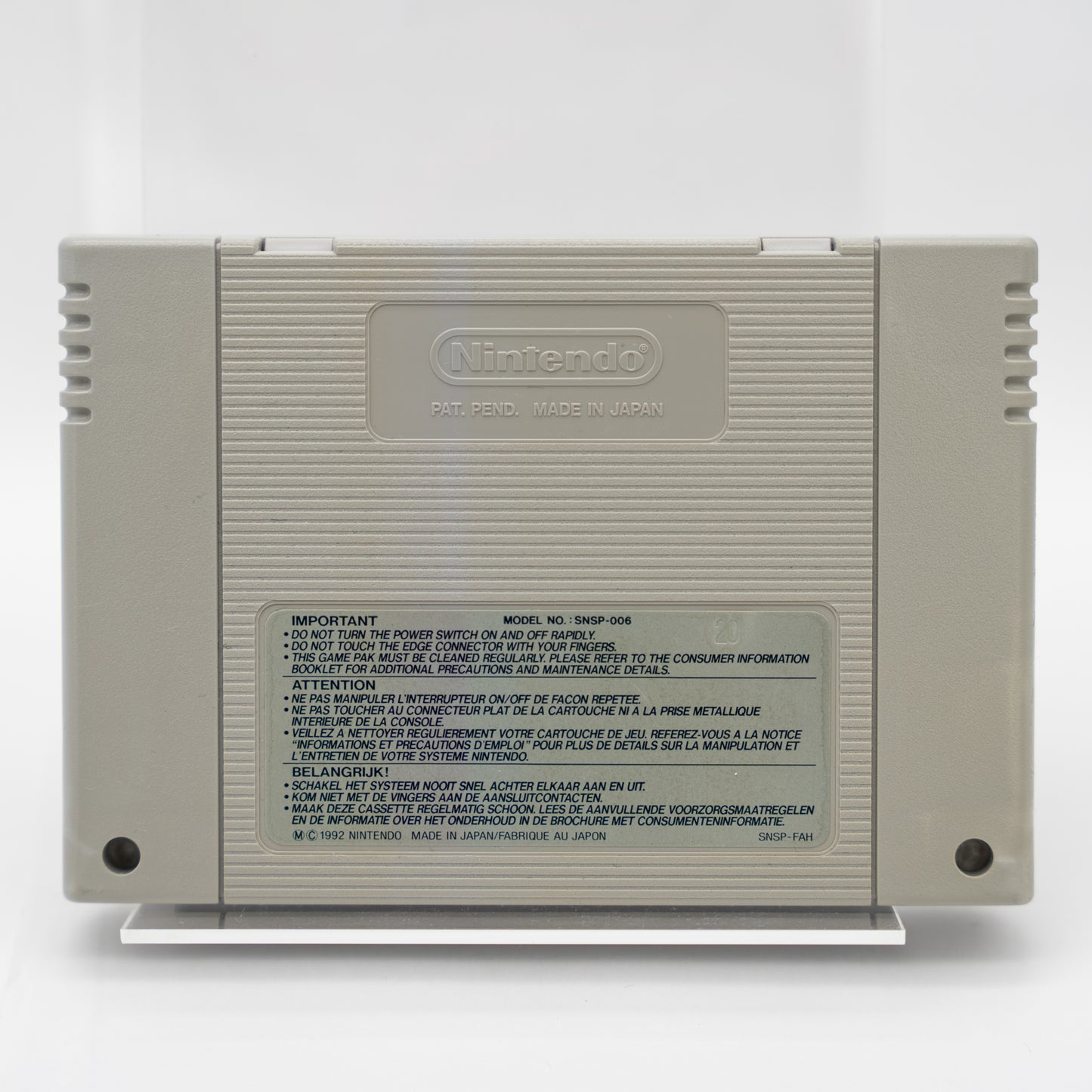 Virtual Soccer - Super Nintendo (SNES)