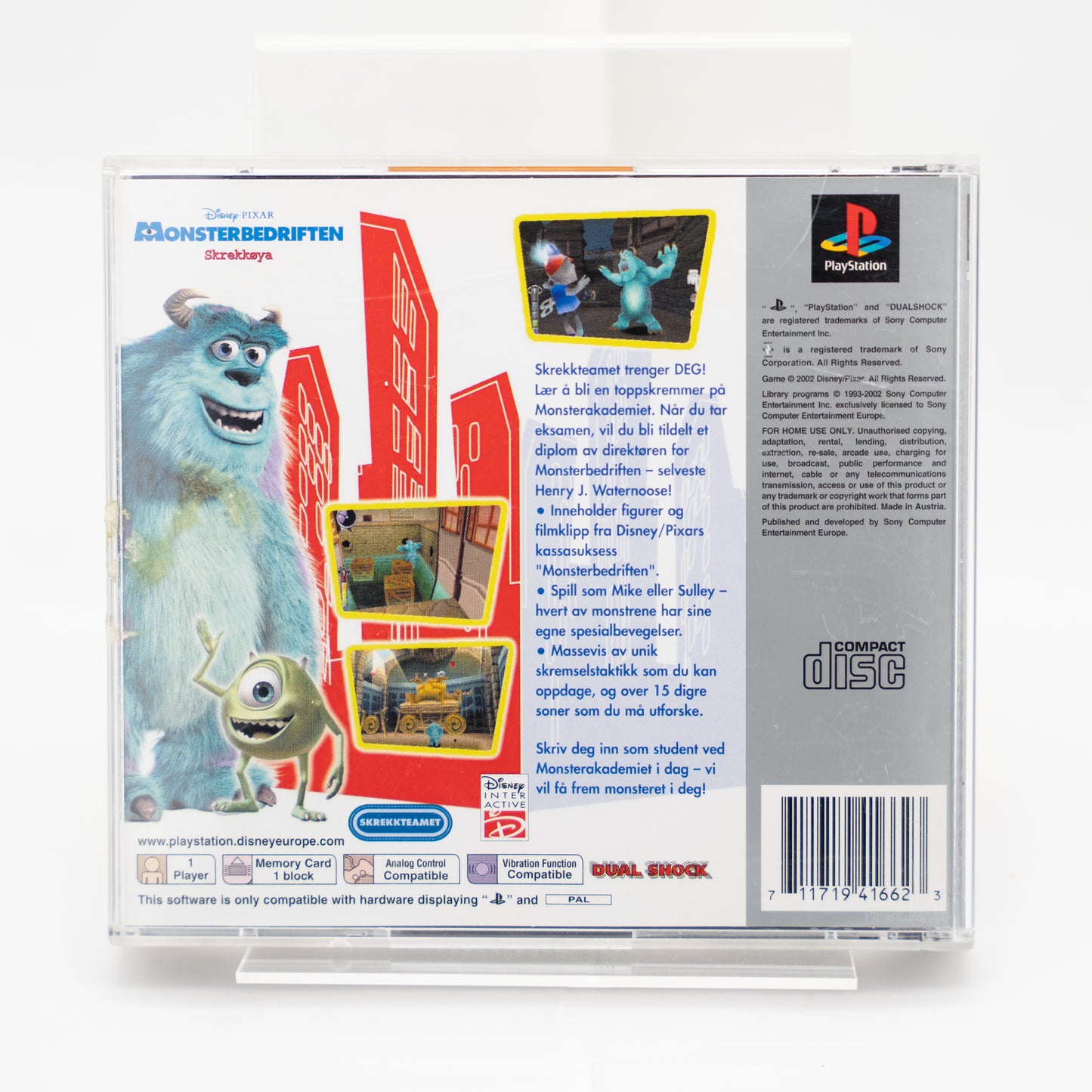 Monsterbedriften: Skrekkøya [Platinum] - PlayStation 1