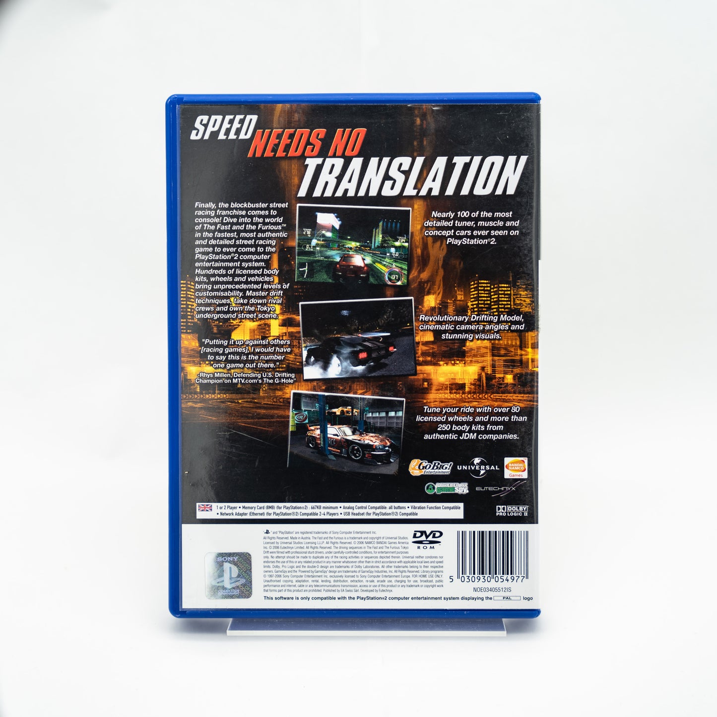 The Fast and the Furious - PlayStation 2