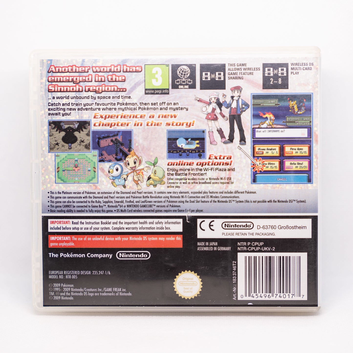 Pokémon Platinum Version - Nintendo DS