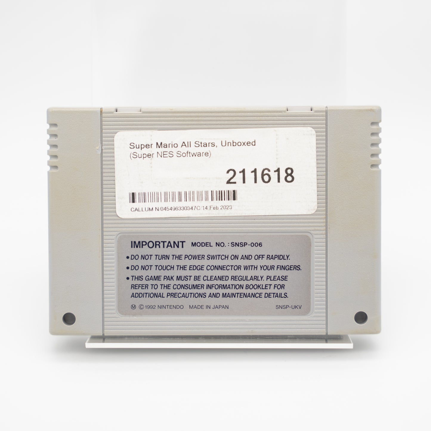 Super Mario All-Stars - Super Nintendo (SNES)