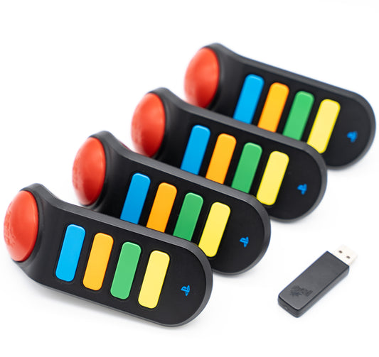 Trådløse "Buzz! Buzzers" - PS2 og PS3