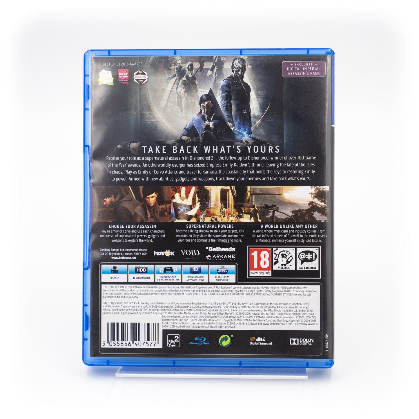 Dishonored 2 - PlayStation 4