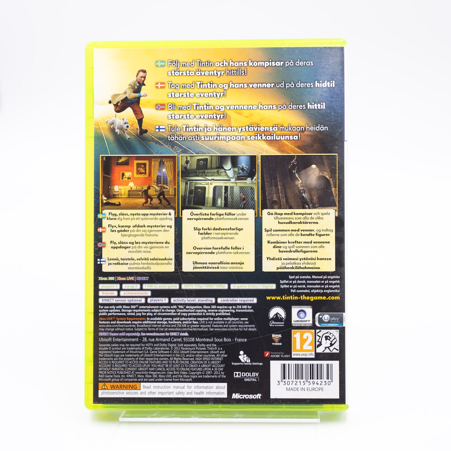 The Adventures Of Tintin: The Secret Of The Unicorn - Xbox 360
