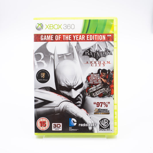 Batman Arkham City (Game of the Year edition) - Xbox 360