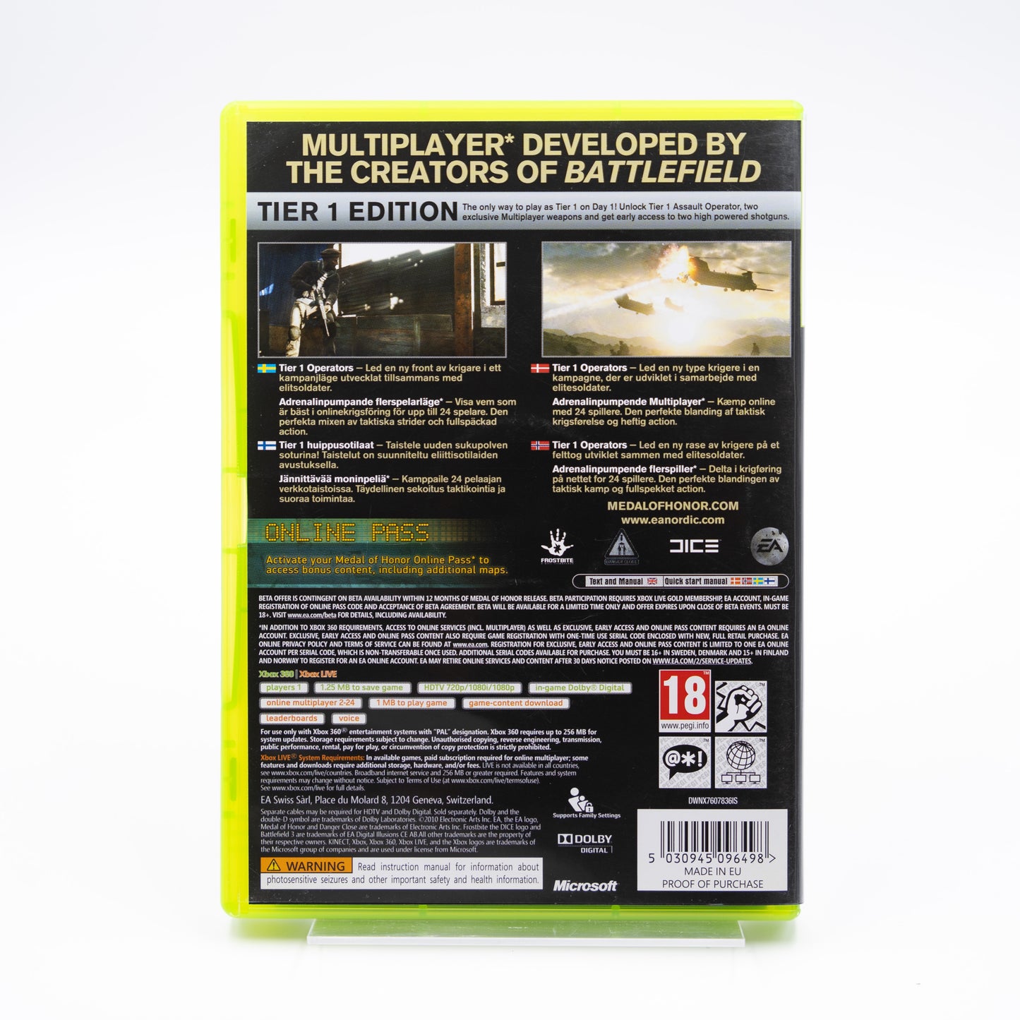 Medal of Honor (Tier 1 Edition) - Xbox 360