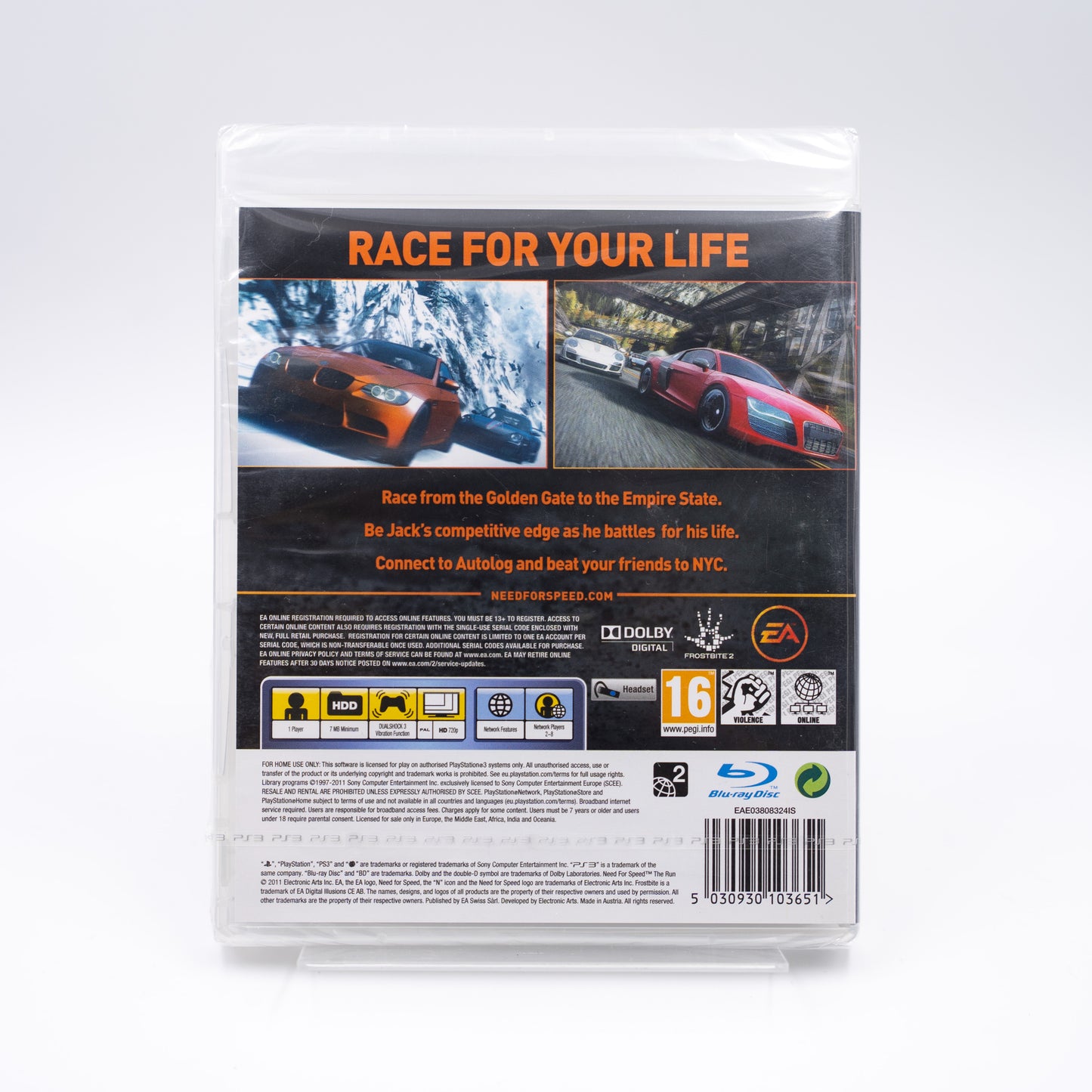 Need for Speed: The Run (forseglet) - PlayStation 3