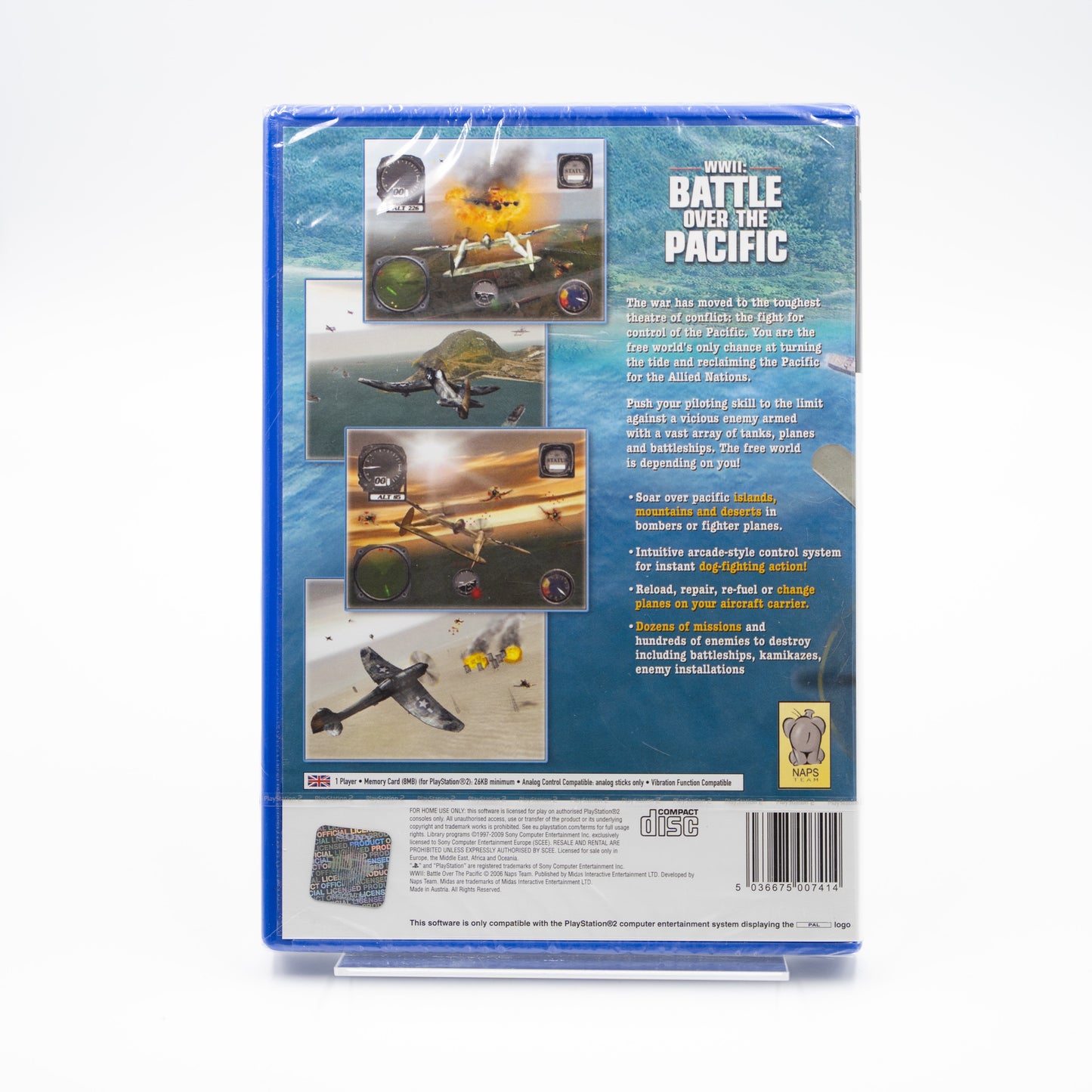 WWII: Battle Over The Pacific (forseglet) - PlayStation 2