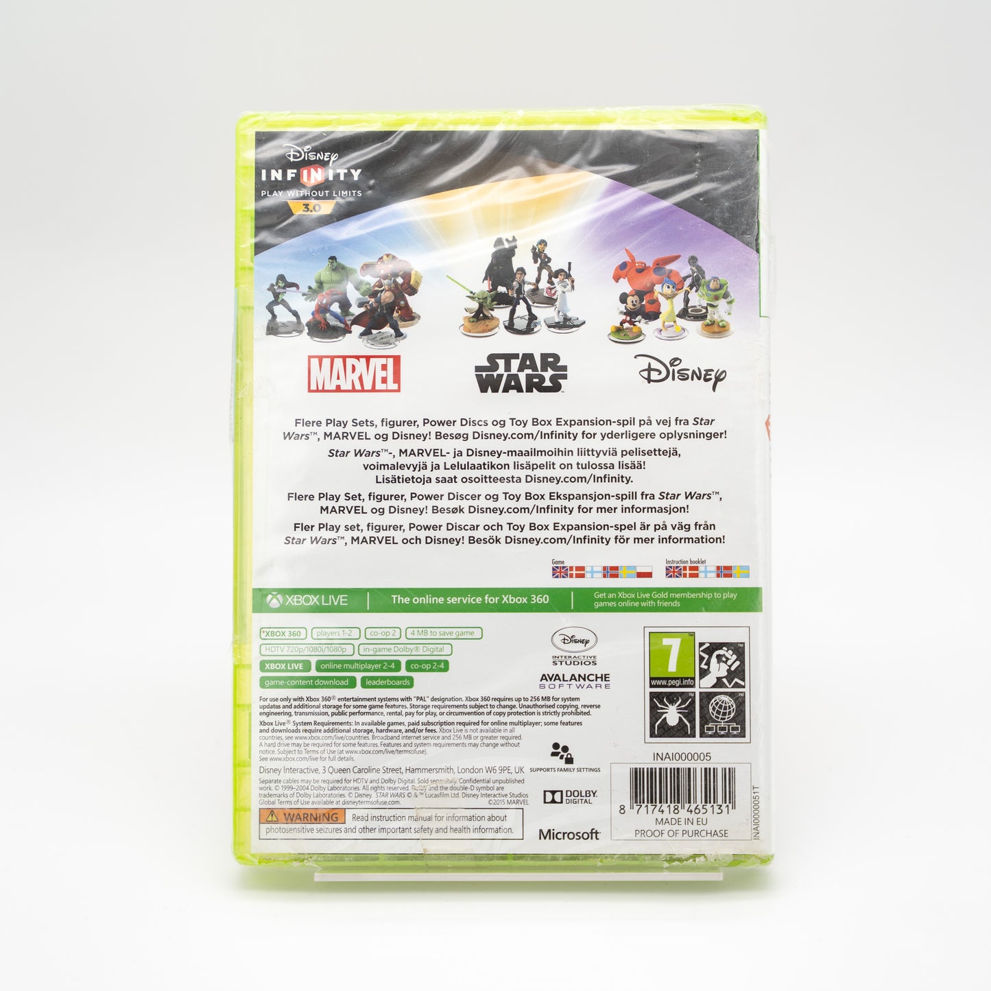 Disney Infinity 3.0: Play Without Limits (forseglet) - Xbox 360