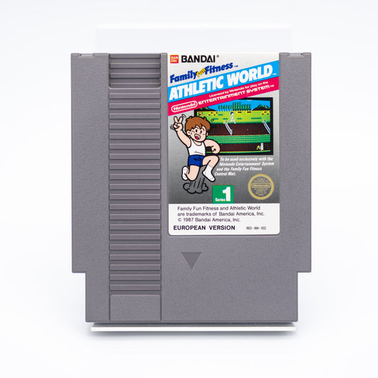 Family Fun Fitness: Athletic World - Nintendo NES