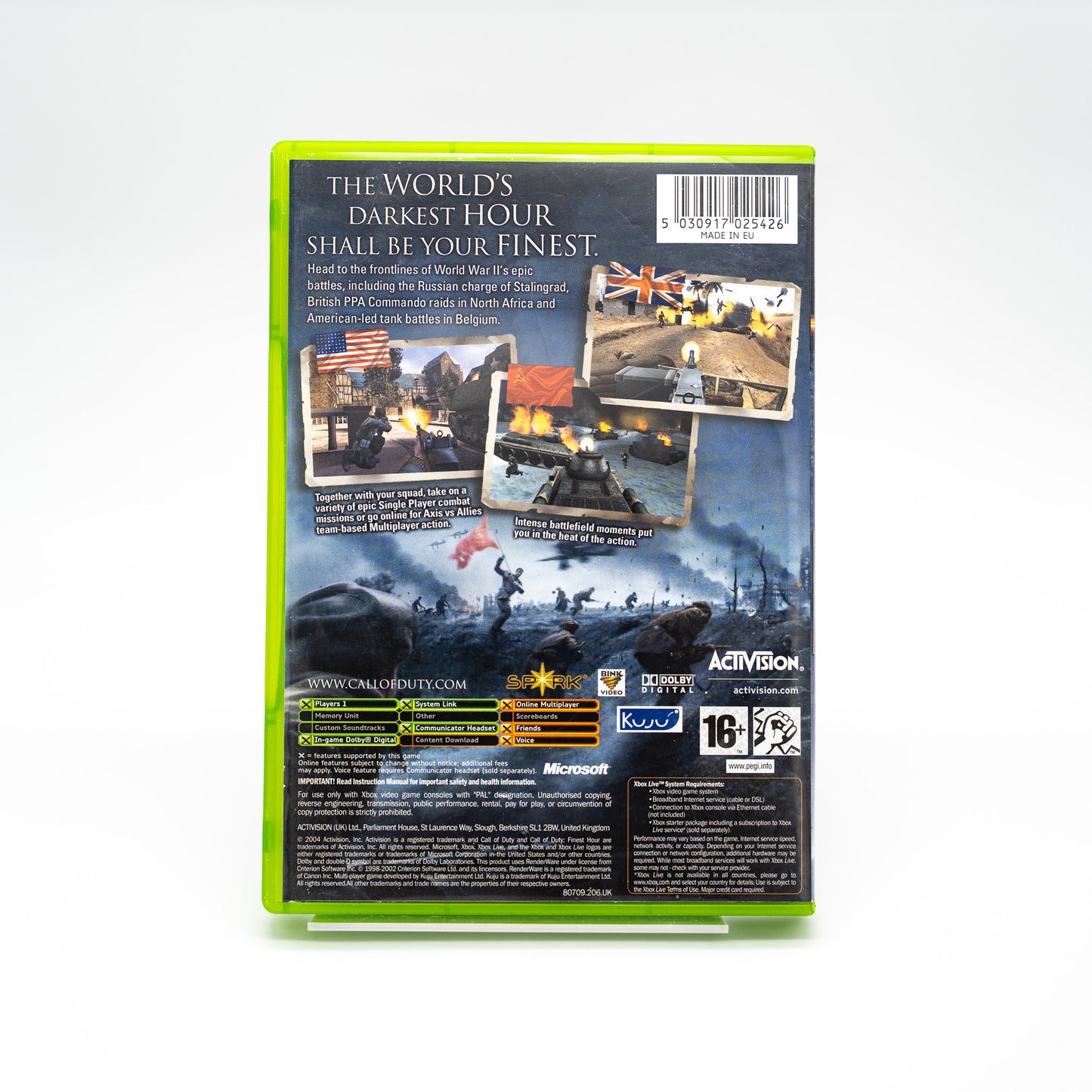 Call of Duty: Finest Hour - Xbox