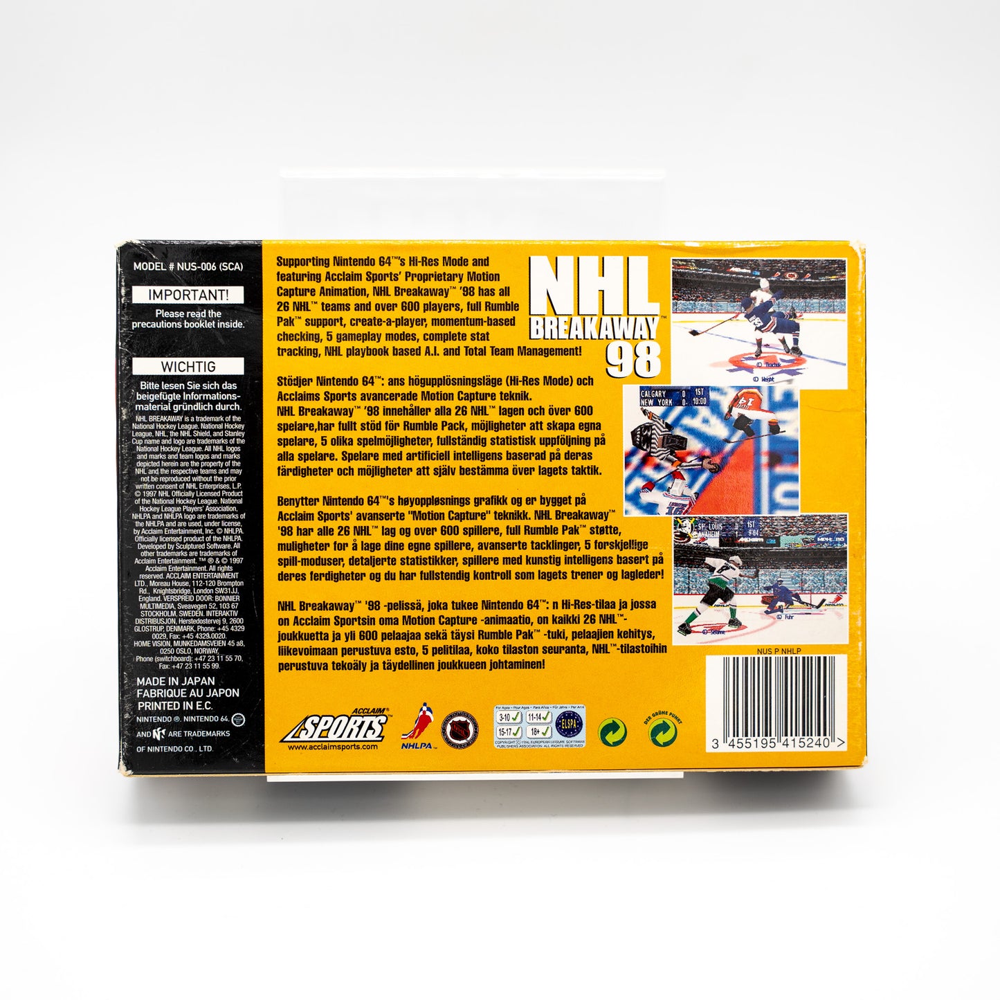 NHL Breakaway 98 - Nintendo 64