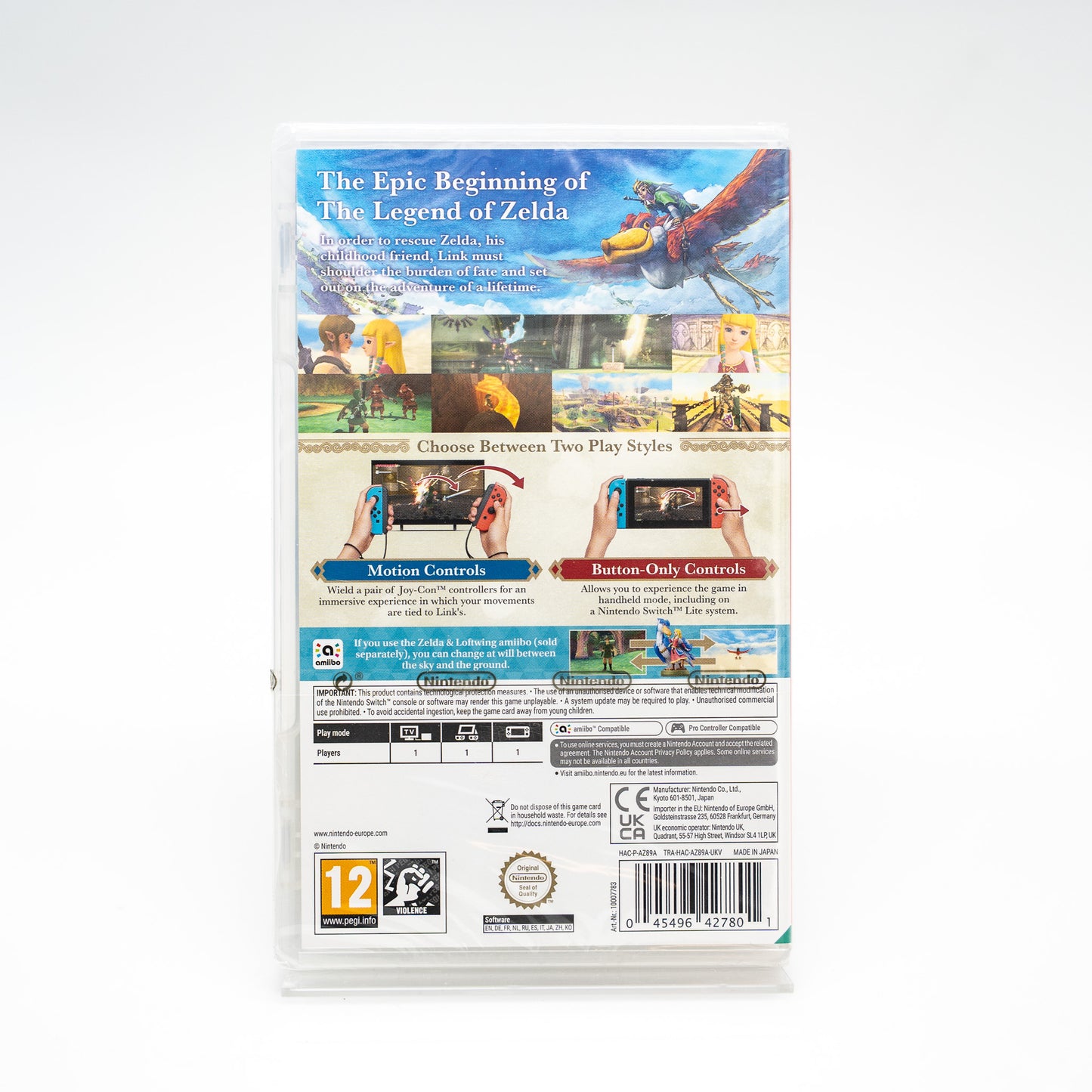 The Legend of Zelda: Skyward Sword HD (forseglet) - Nintendo Switch