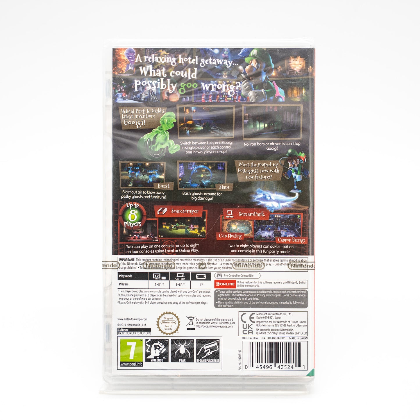 Luigi's Mansion 3 (forseglet) - Nintendo Switch