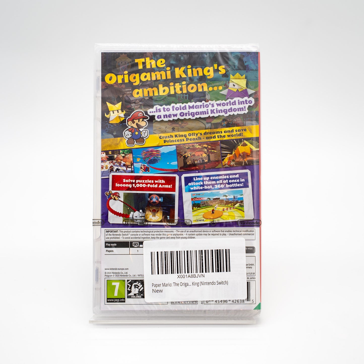 Paper Mario: The Origami King (forseglet) - Nintendo Switch