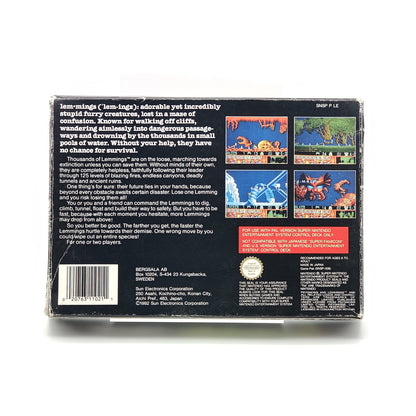 Lemmings - Super Nintendo (SNES)