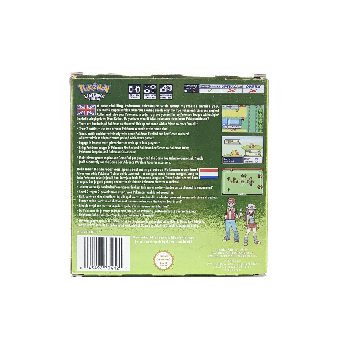 Pokémon: LeafGreen Version - Game Boy Advance