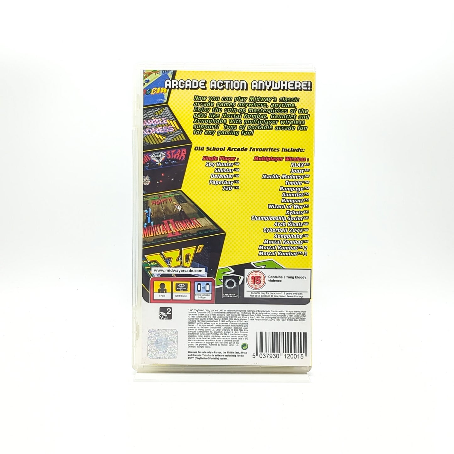 Midway Arcade Treasures: Extended Play - PlayStation Portable (PSP)