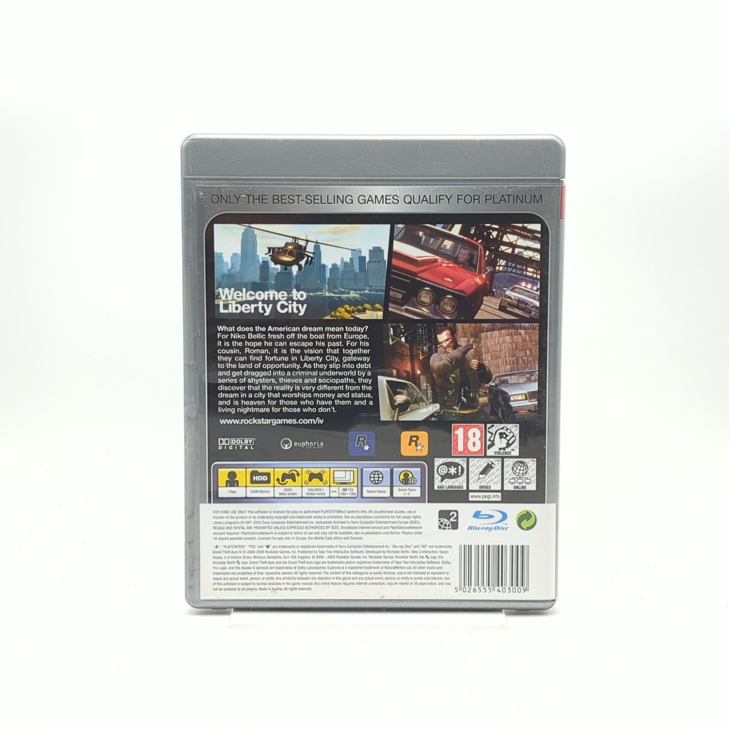 Grand Theft Auto IV [Platinum] - PlayStation 3