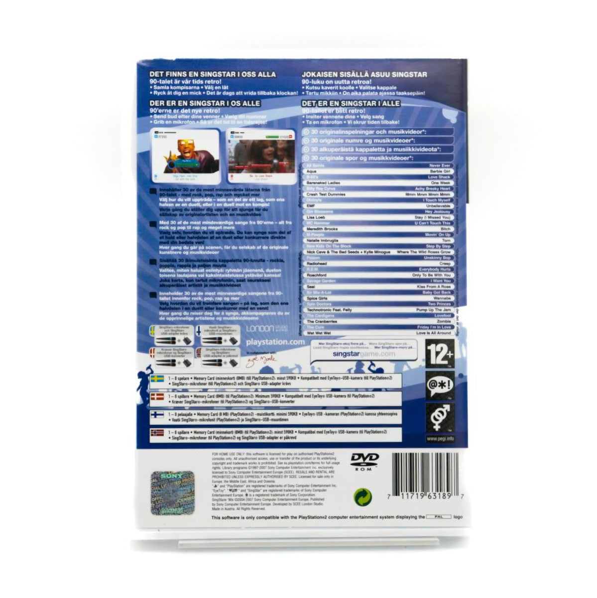SingStar 90s - PlayStation 2
