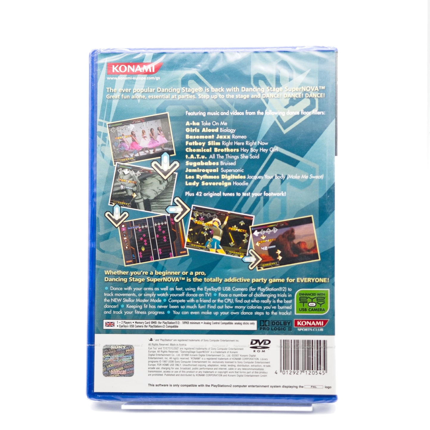 Dancing Stage SuperNOVA (forseglet) - PlayStation 2