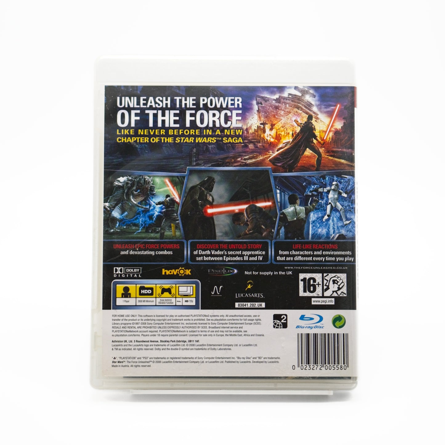 Star Wars: The Force Unleashed - PlayStation 3