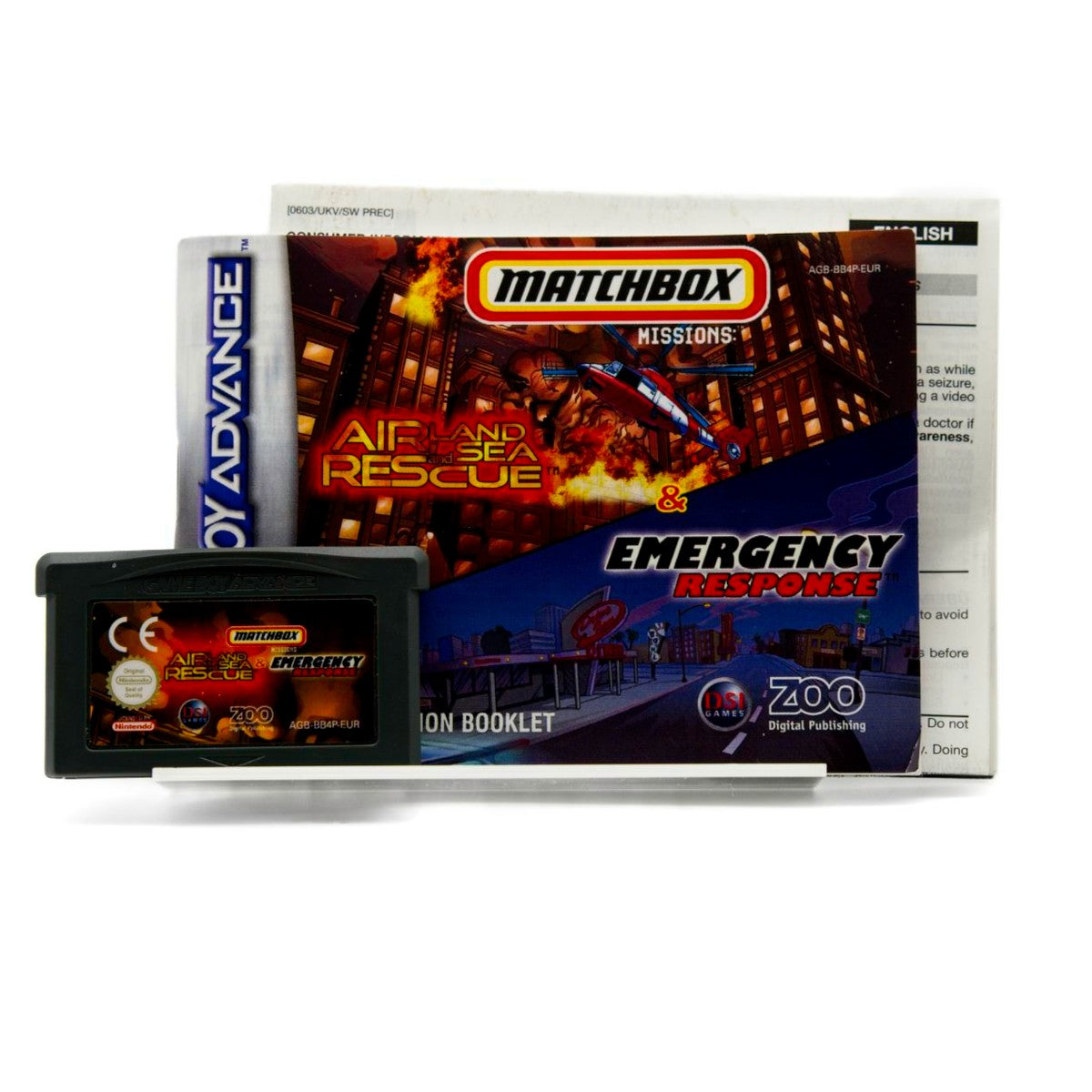 Matchbox Missions: Air, Land and Sea Rescue / Emergency Response - Game Boy Advance
