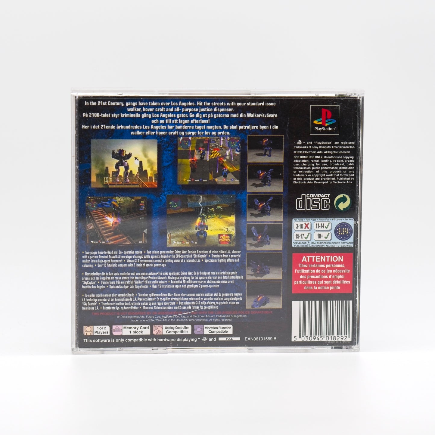 Future Cop: LAPD - PlayStation 1