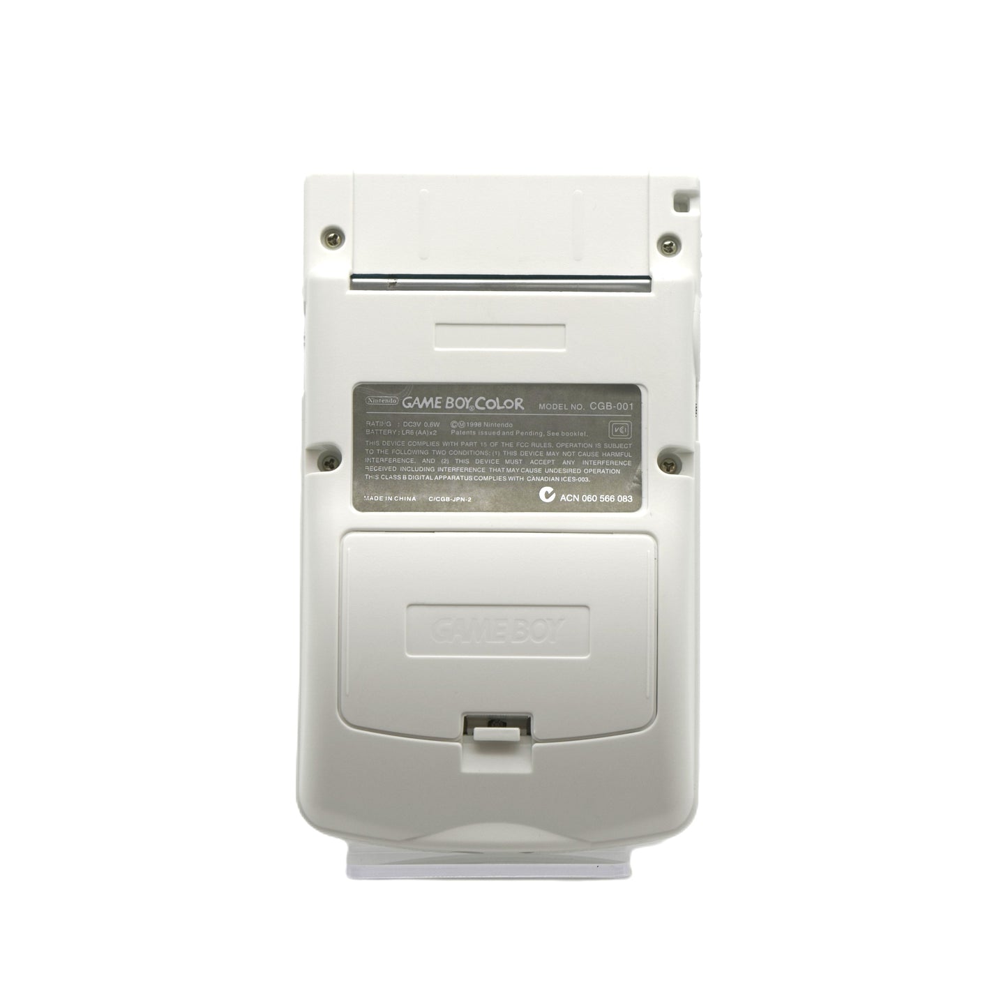 Moddet Nintendo Game Boy Color (Hvit) med IPS-skjerm
