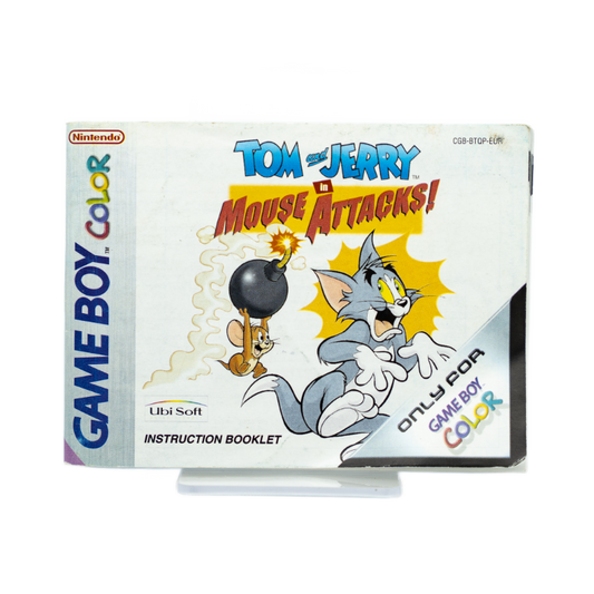Manual: Tom and Jerry in Mouse Attacks - Game Boy Color