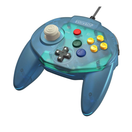 Tribute64 Controller (Ocean Blue),  Retro-Bit - Nintendo 64